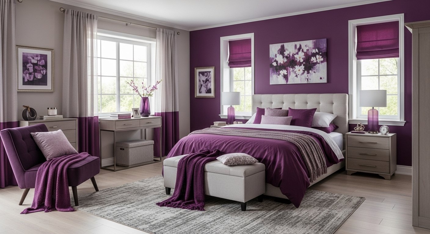 How to Style Purple Bedroom Decor for a Modern Pinterest-Worthy Space
