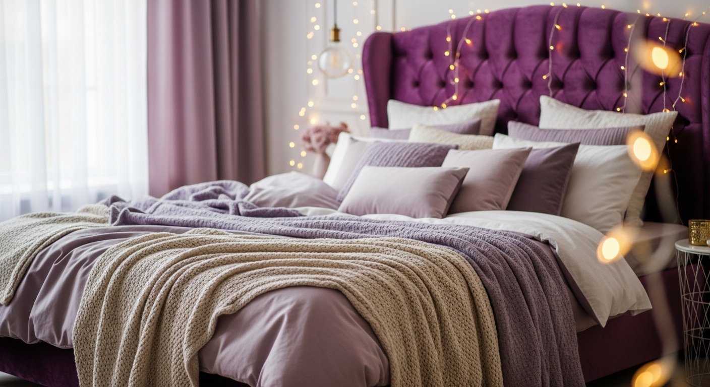 24 Aesthetic Purple Aesthetic Bedroom Ideas That Create a Dreamy Vibe
