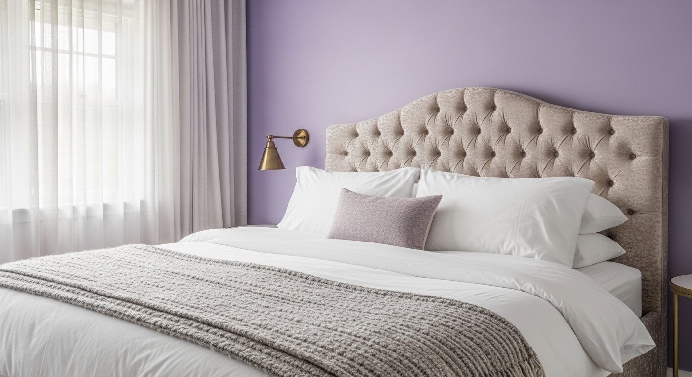 27 Elegant Purple and White Bedroom Decor Ideas That Look Luxurious