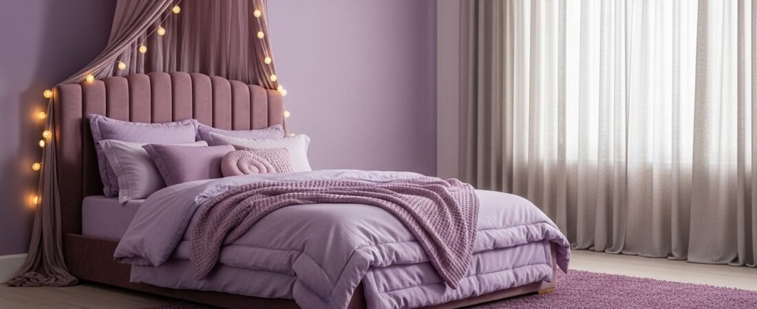 22 Magical Purple Bedroom Decor for Girls That Feel Like a Fairytale