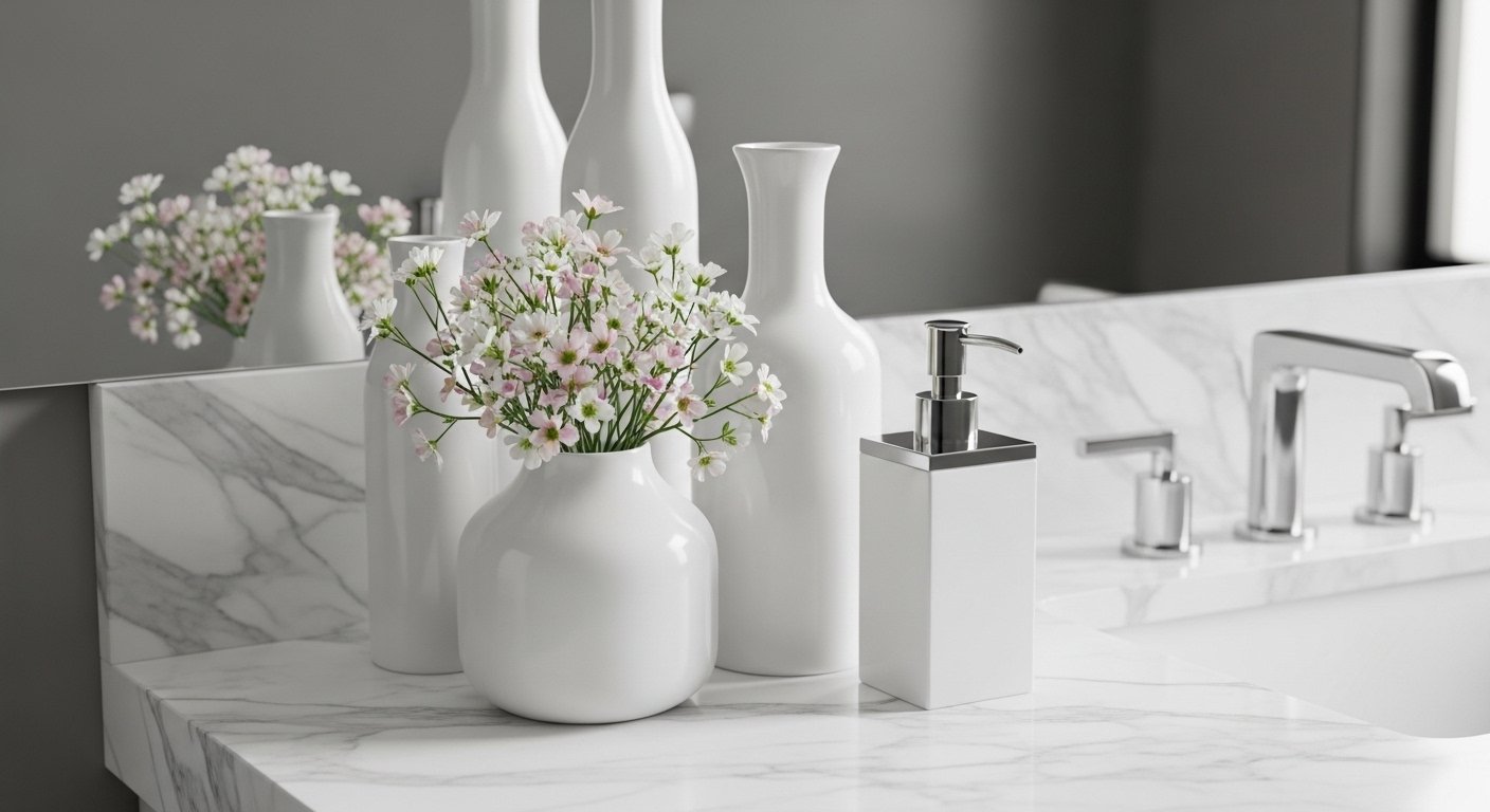 20 Quick Bathroom Counter Decor Modern That Look Expensive