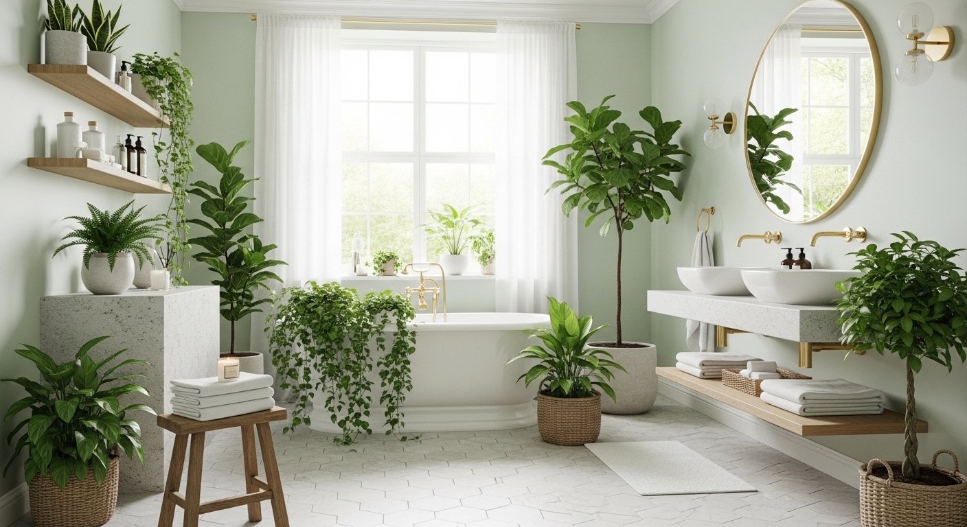 12 Best Bathroom Plants Decor Aesthetic on a Budget
