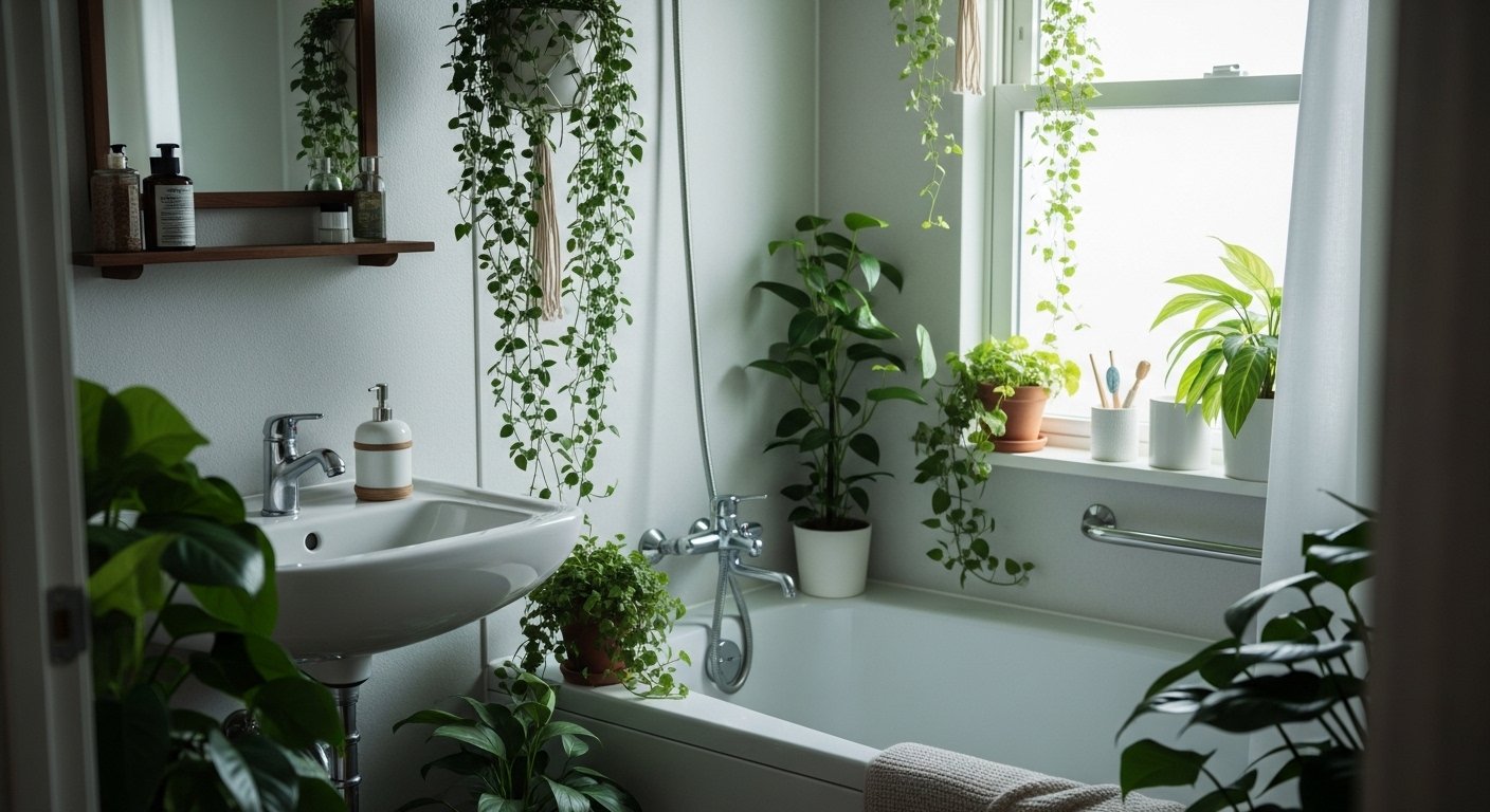 10 Top Bathroom Plants Decor Ideas for Small Spaces