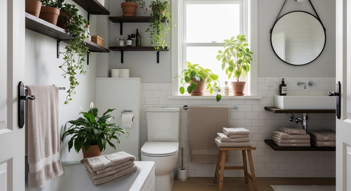 25 Fun Bathroom Plants Decor On A Budget for Beginners