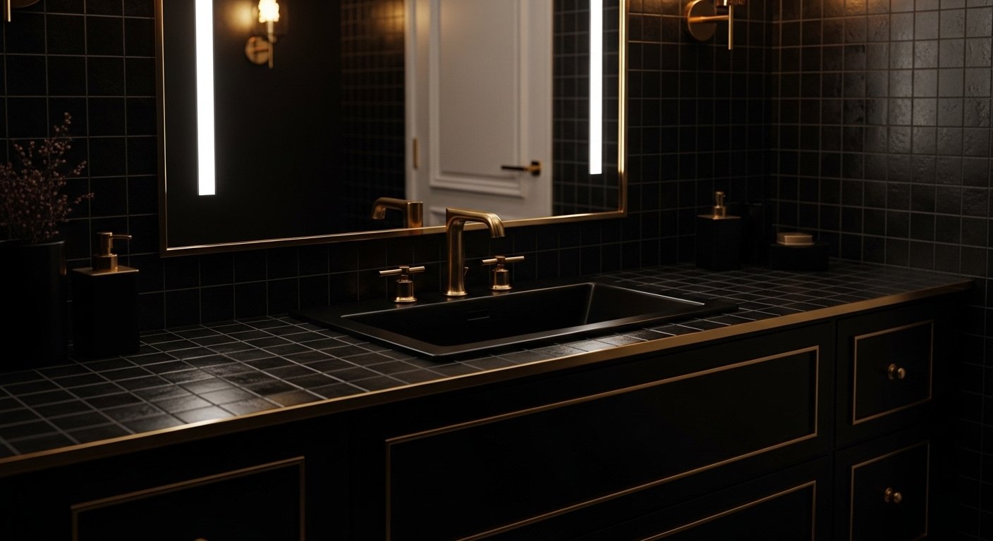 10 Fun Black Bathroom Decor Ideas for Small Spaces