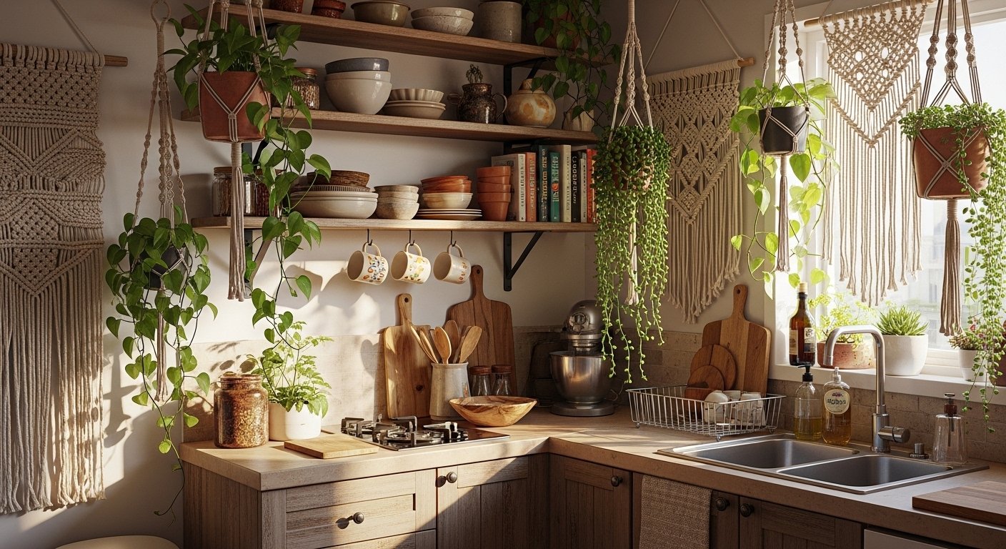 10 Fun Boho Kitchen Decor Ideas for Small Spaces