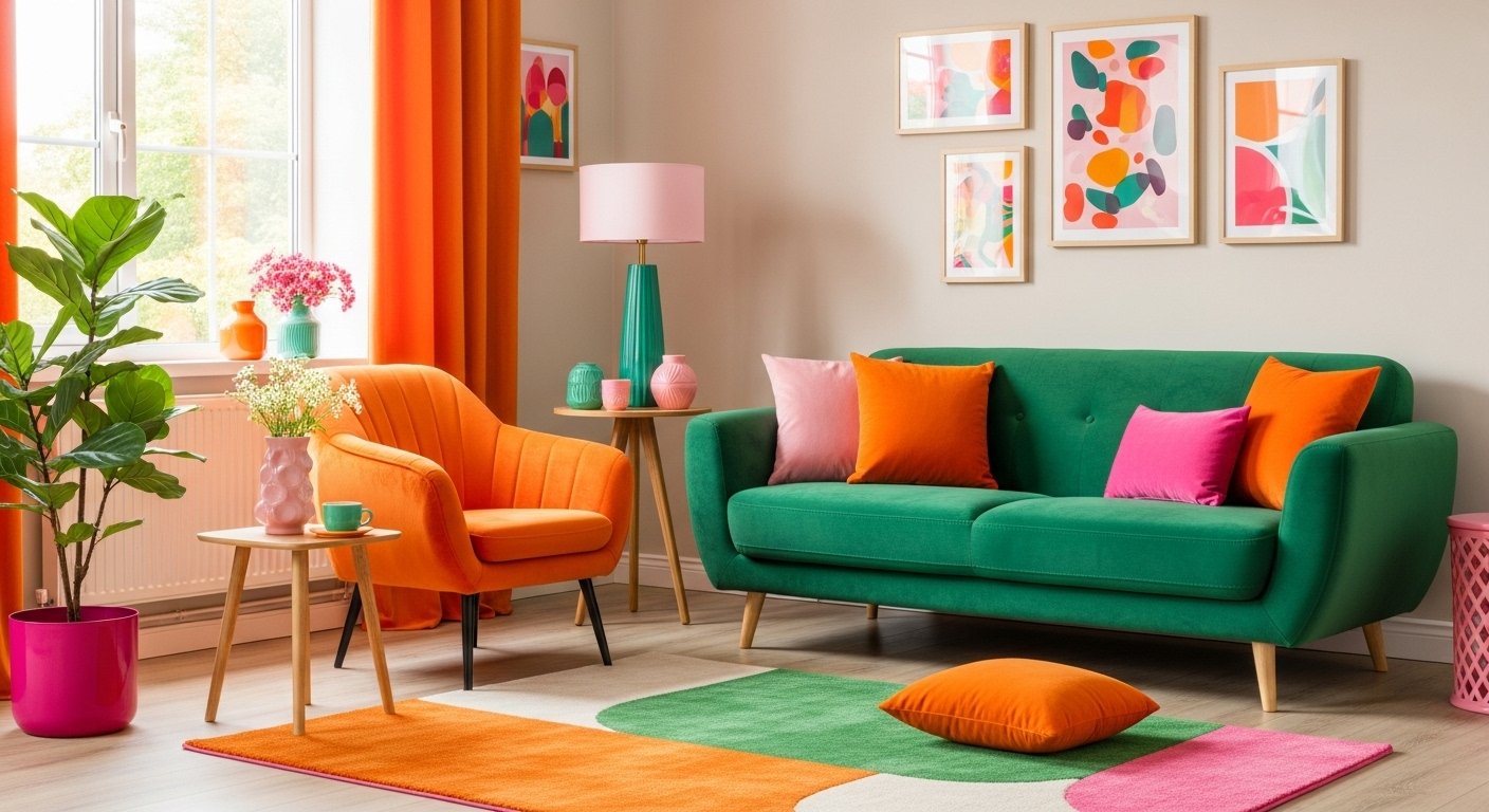 10 Fun Colourful Home Decor Ideas for Small Spaces