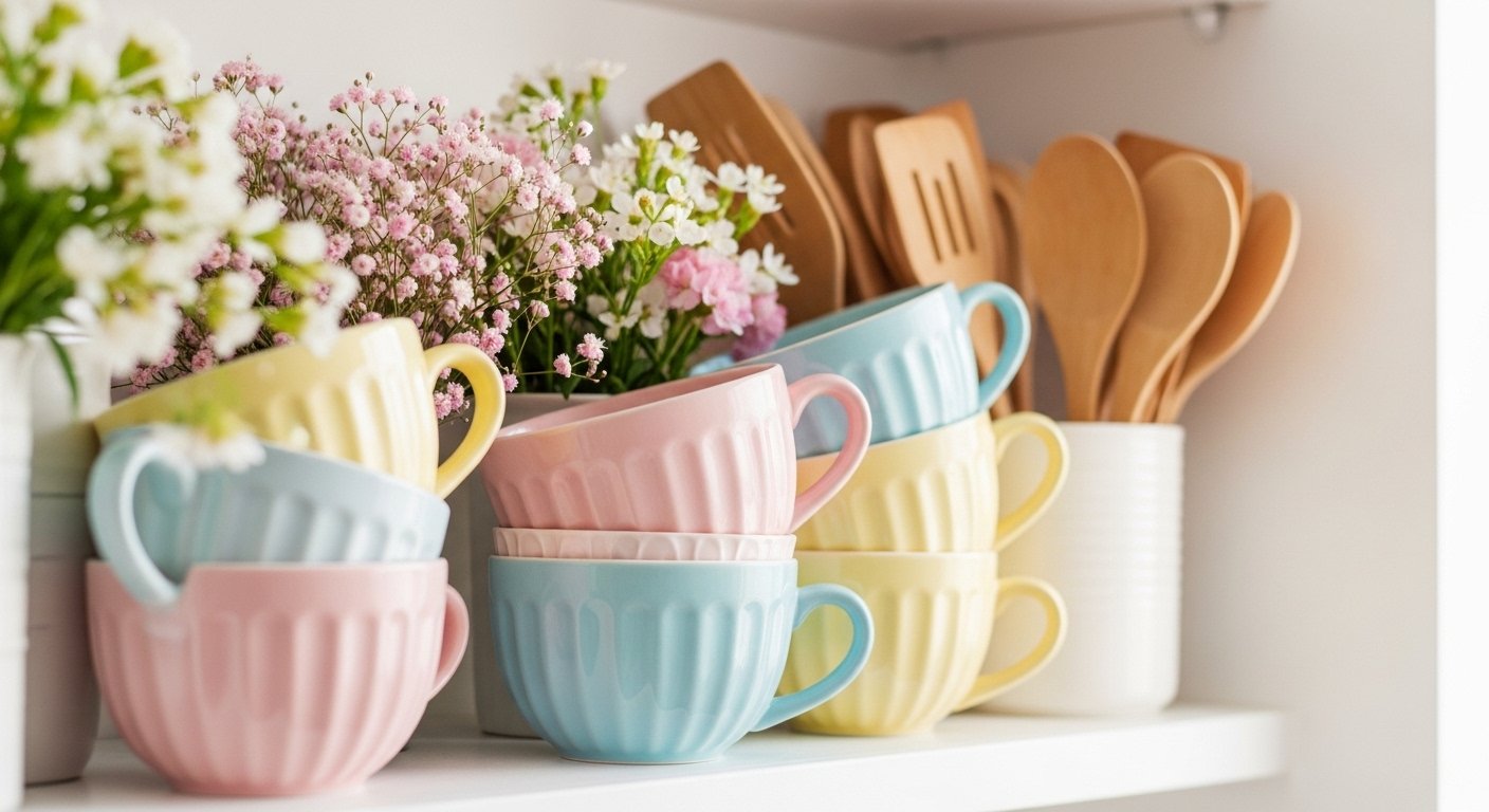 12 Cool Cute Kitchen Decor Aesthetic on a Budget