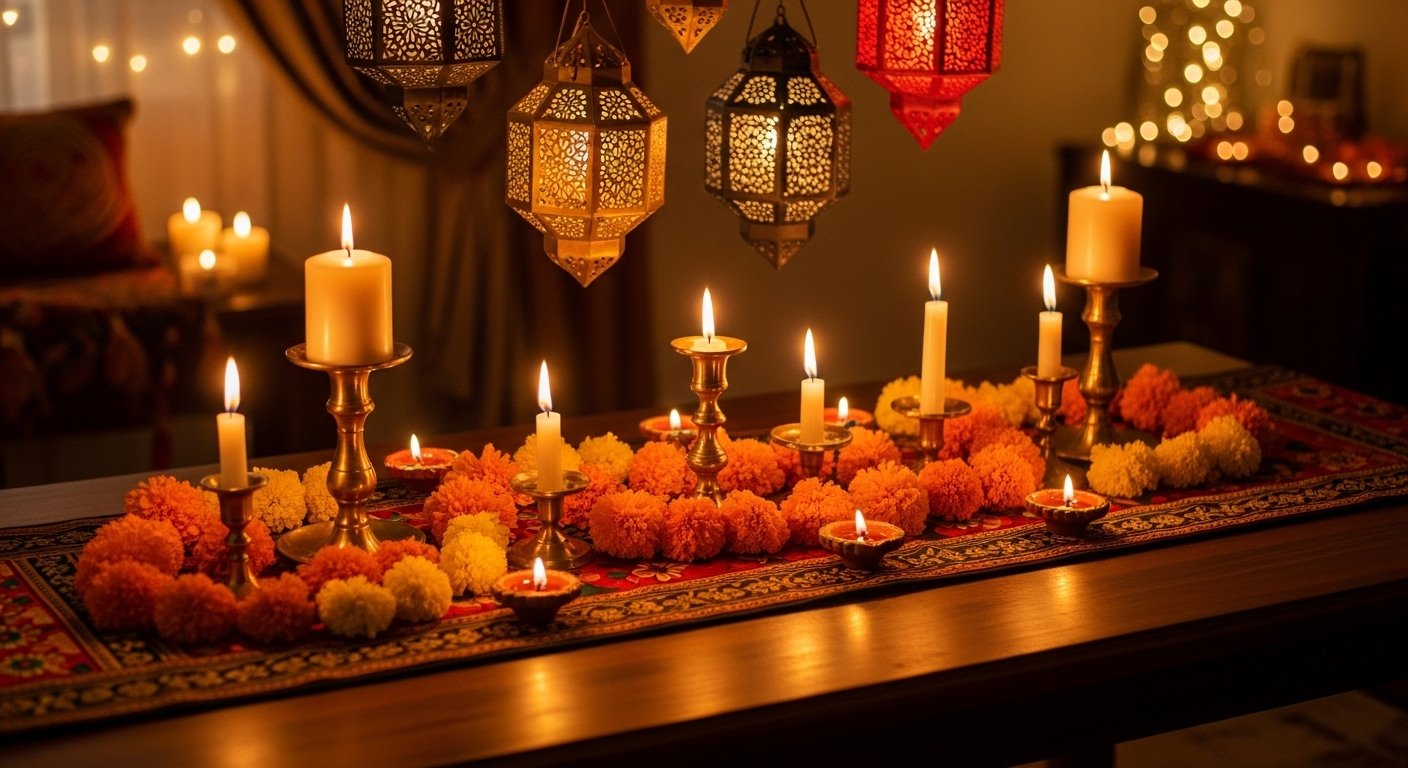 12 Cool Diwali Home Decor Aesthetic on a Budget