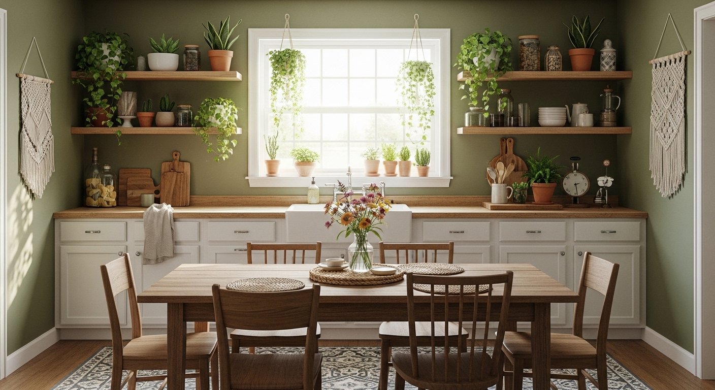 What Are the Cool Farmhouse Kitchen Decor Boho?