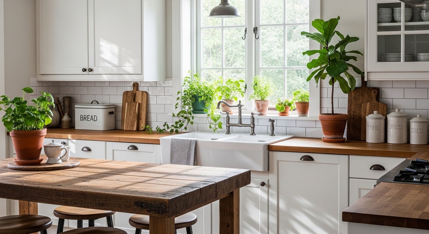 25 Quick Farmhouse Kitchen Decor On A Budget for Every Style