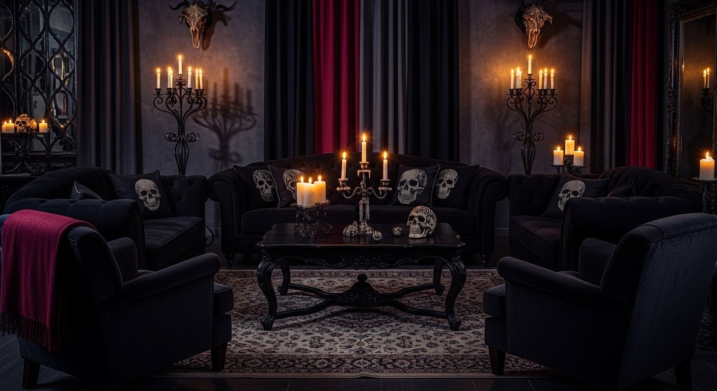 25 Fun Goth Home Decor On A Budget for Beginners