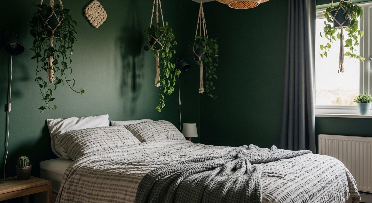 What Are the Cool Green Room Decor Boho?