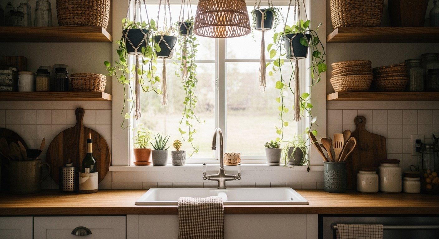 What Are the Cool Kitchen Sink Decor Boho?