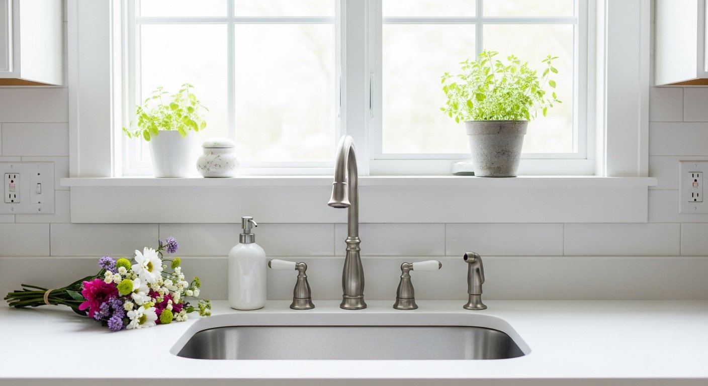 25 Quick Kitchen Sink Decor On A Budget for Every Style