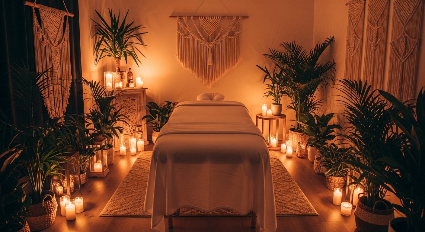 What Are the Cool Massage Room Decor Boho?