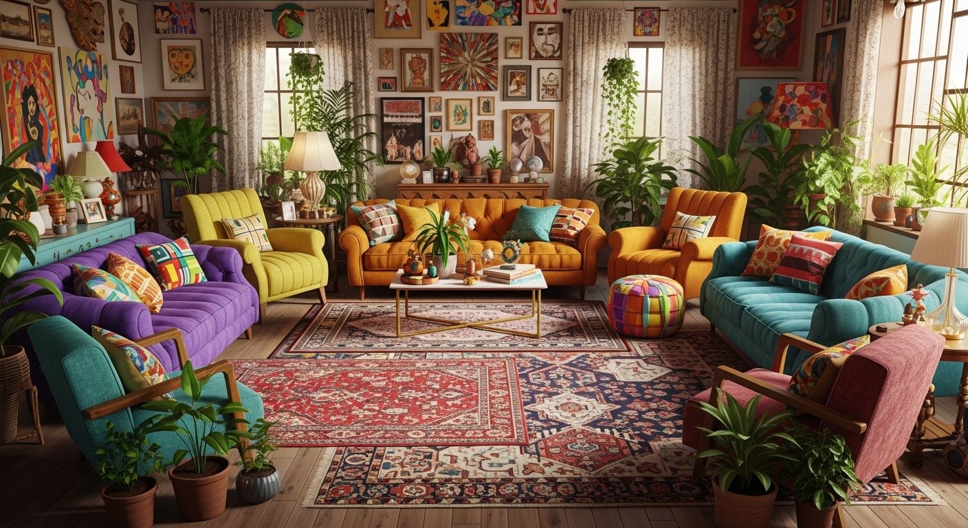 12 Fun Maximalist Home Decor Aesthetic for Any Home